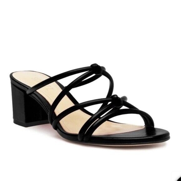 SCHUTZ Princey Strappy Sandal Block Heel Sz 7.5M - Picture 1 of 6